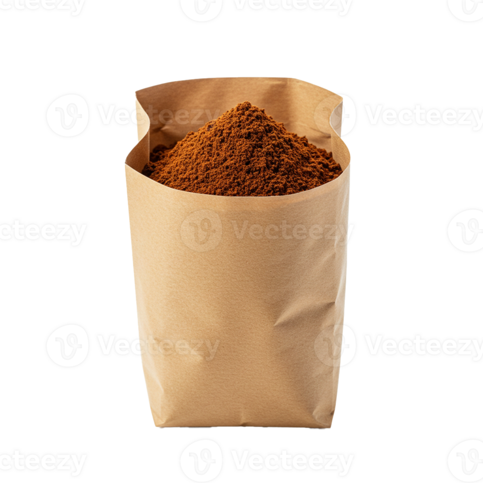 Cocoa powder ready for baking and making delicious chocolate treats png