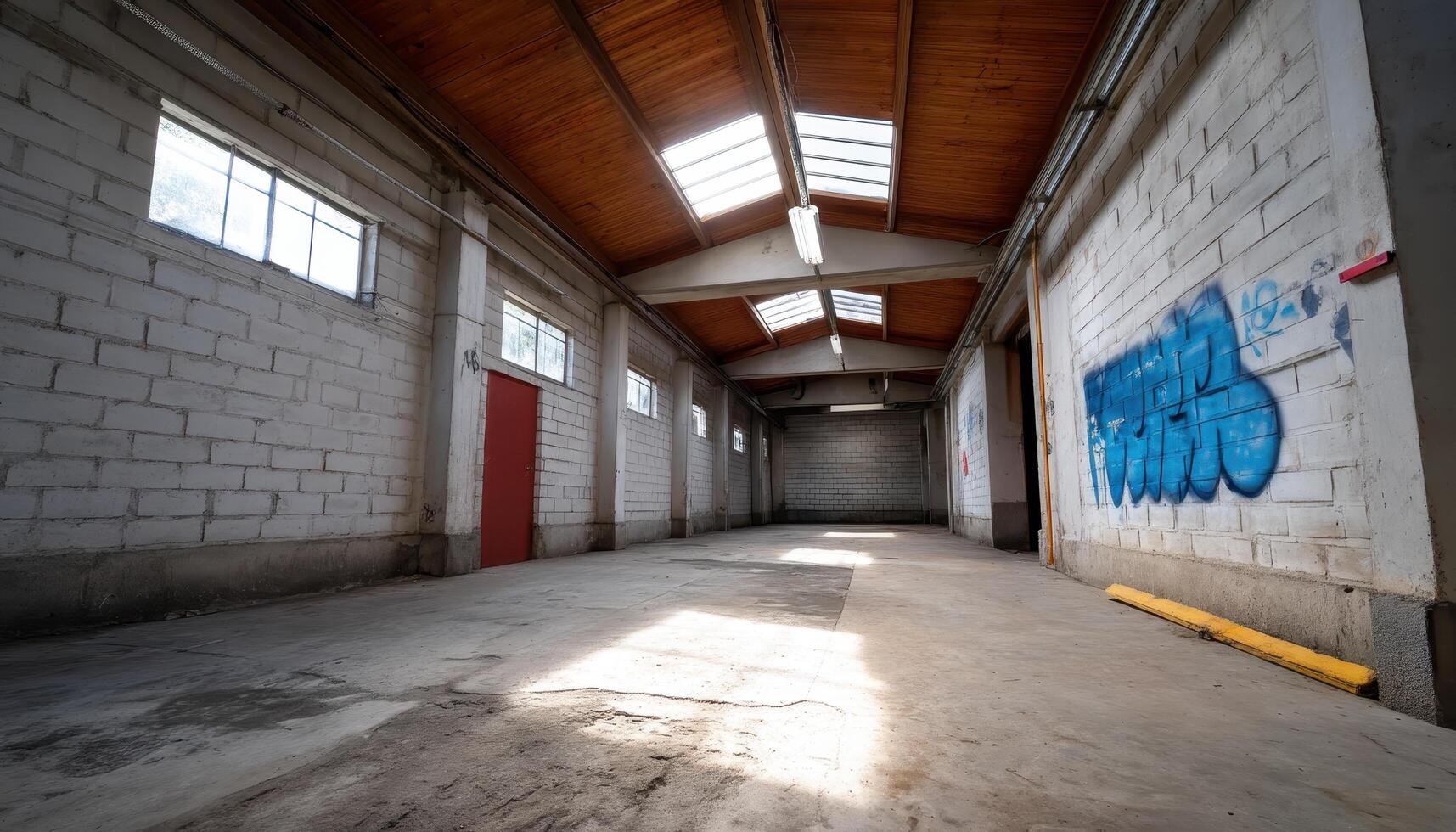 Exploring an abandoned industrial space urban location photography interior wide-angle view urban exploration photo