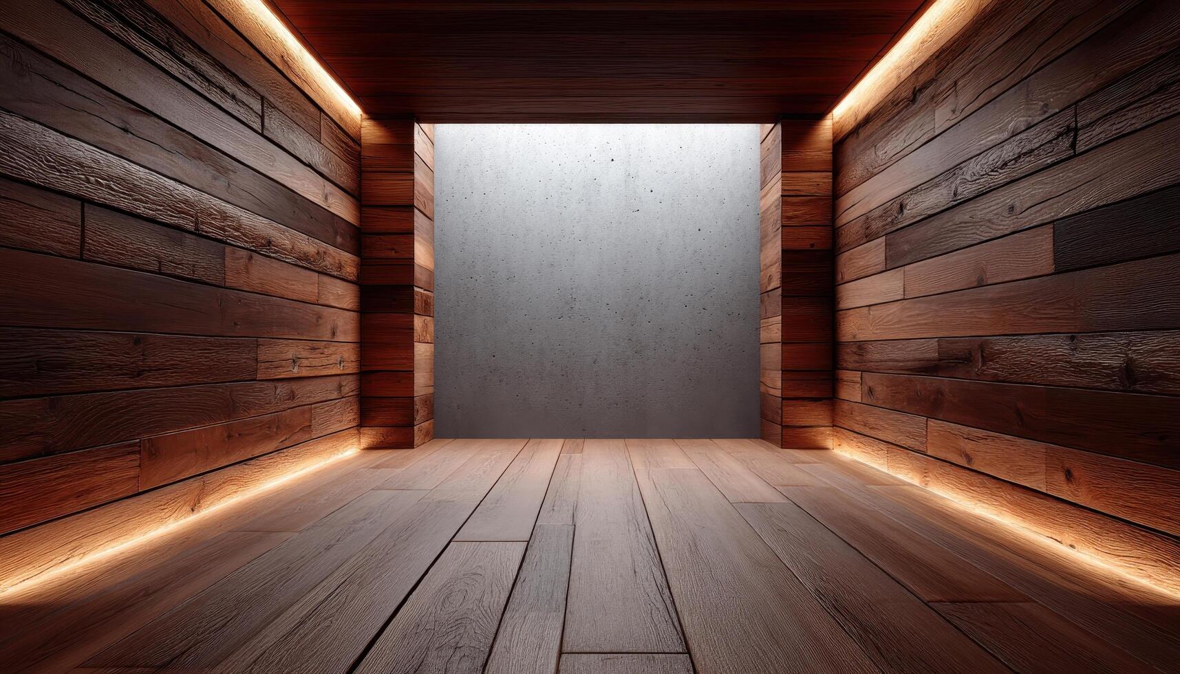 Modern minimalist interior design showcase contemporary space image indoor wide angle aesthetic appeal photo