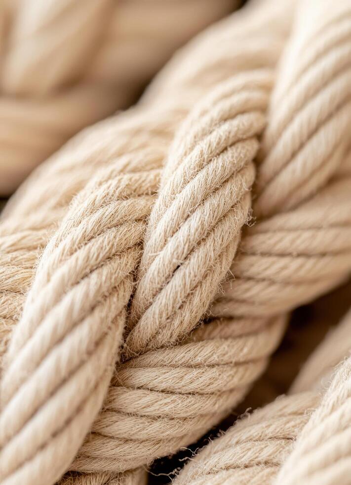 Rope braiding techniques workshop tutorial indoor close-up craftsmanship photo
