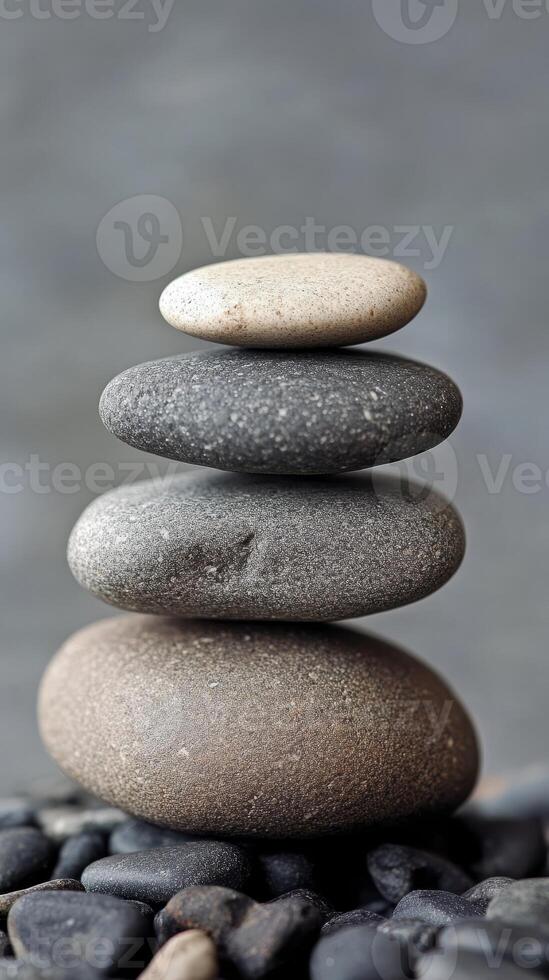 Zen Stones A Timeless Symbol of Balance and Harmony photo