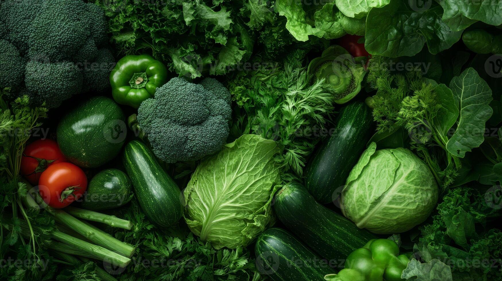 Vibrant Green Vegetables - A Healthy and Delicious Feast photo