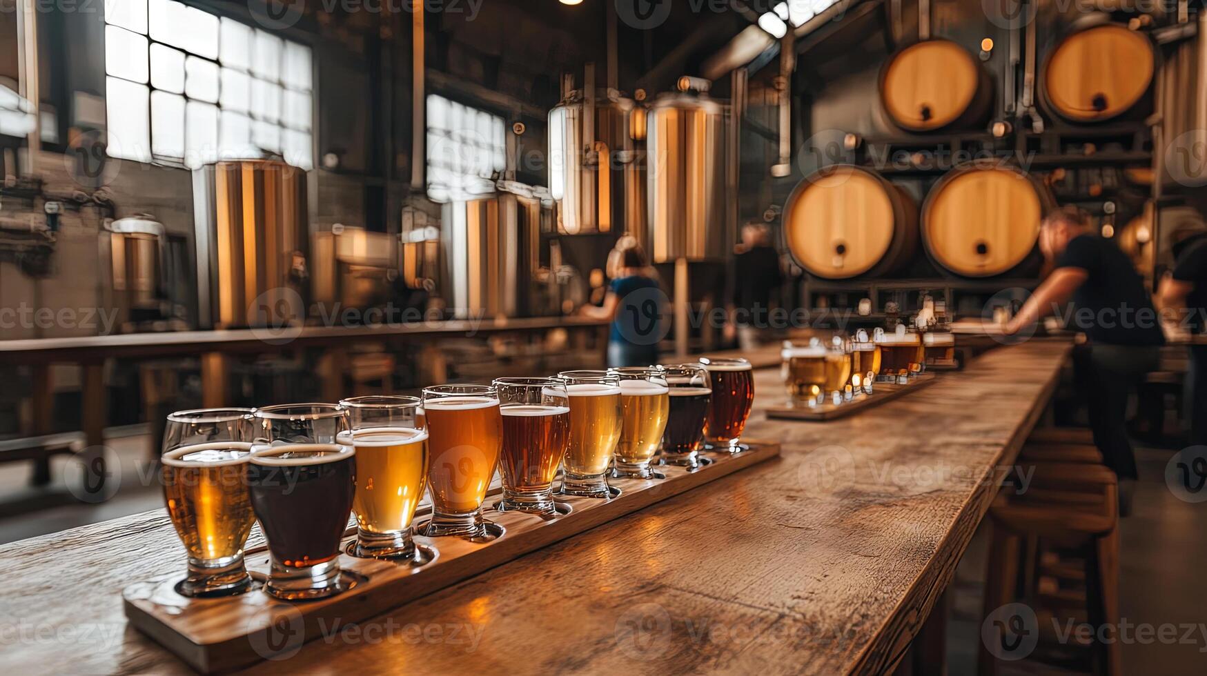 Craft Beer Tasting at a Brewery A Flight of Flavors photo