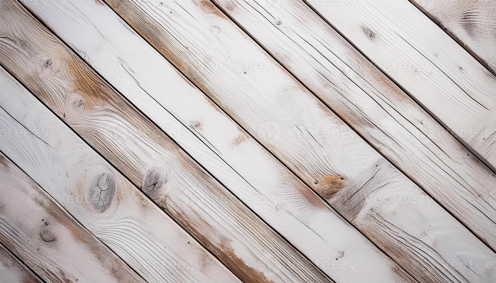 White wood planks texture background photo