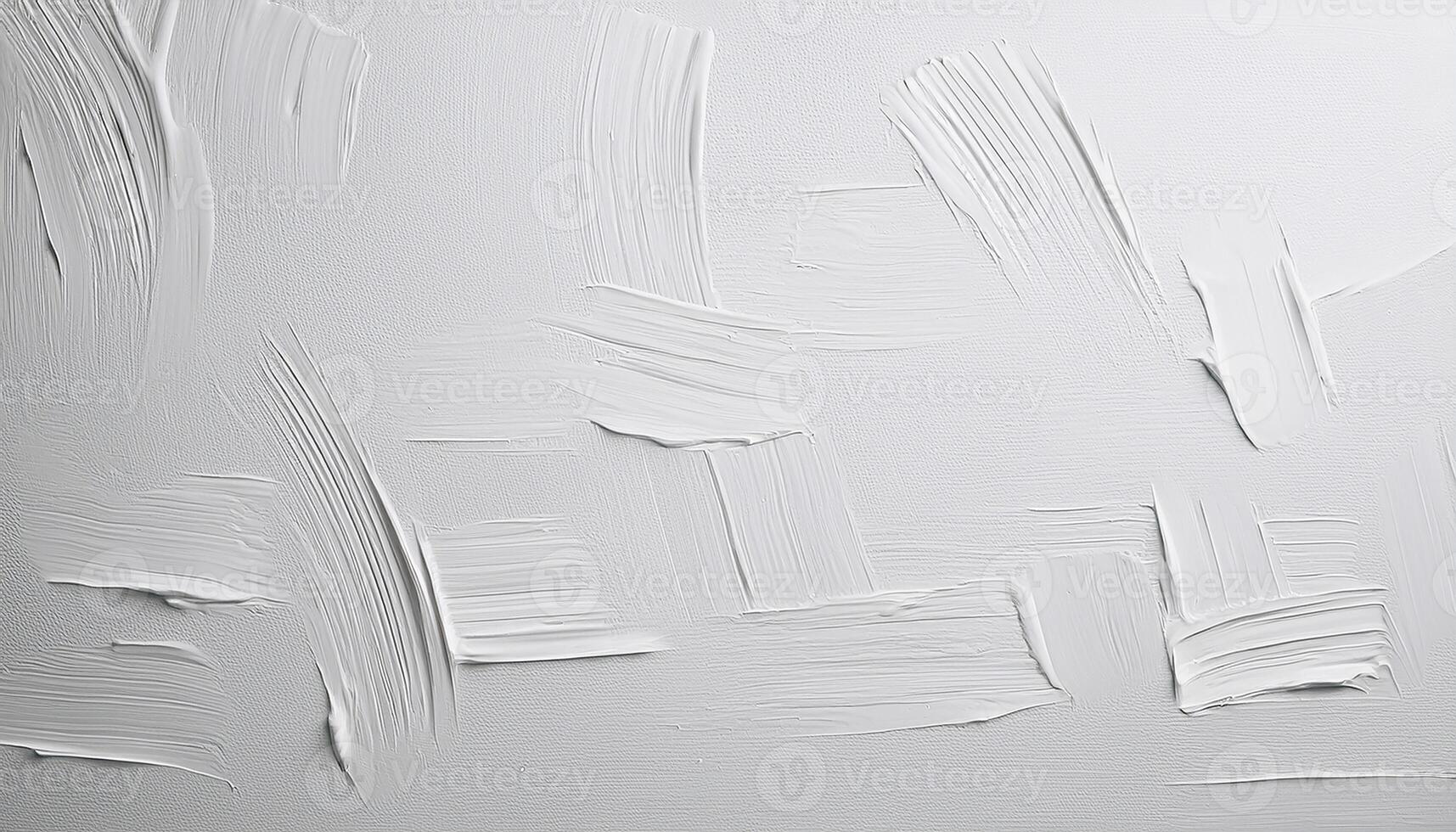An abstract painting with white paint on it photo