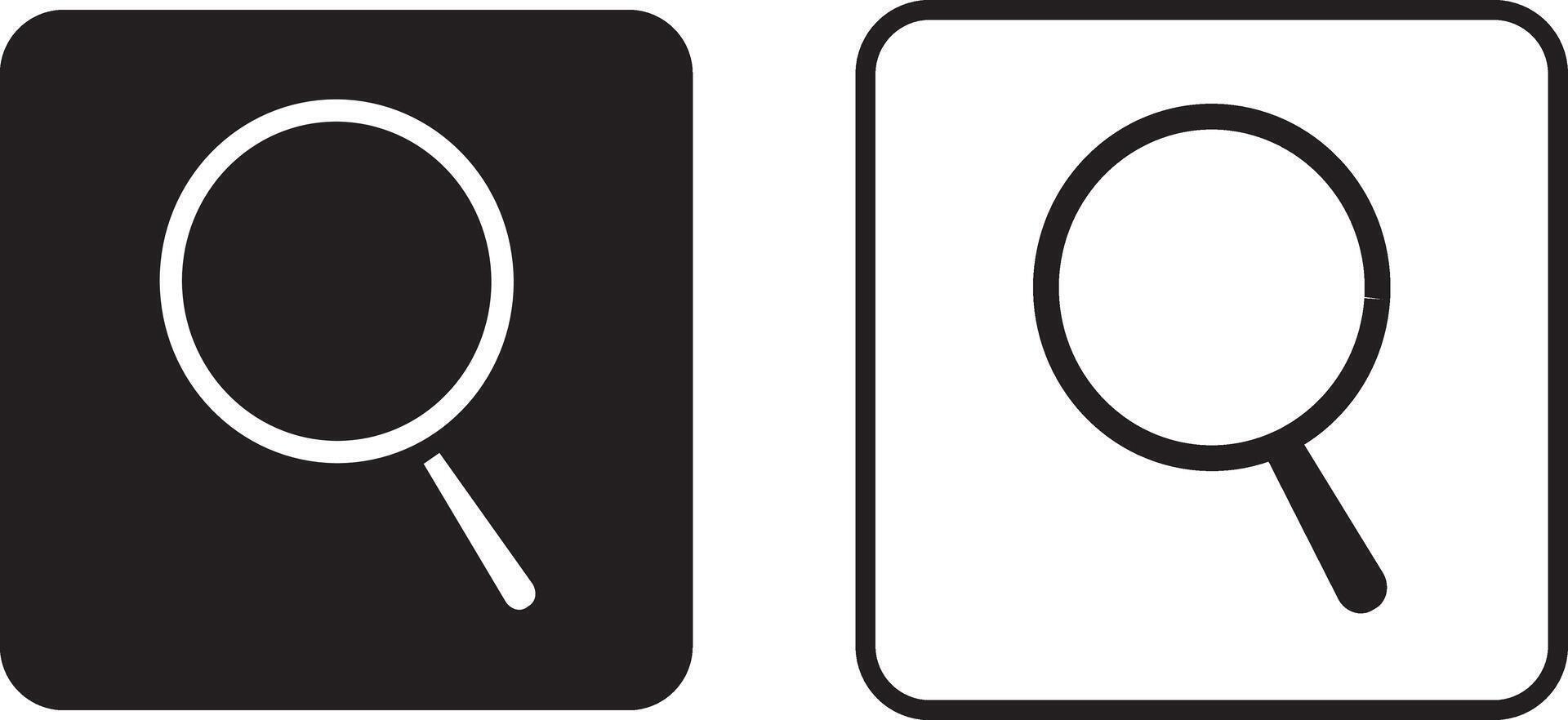 Search icon set vactor. Web search icon, scan search symbol isolated. magnifier or loupe sign. vector