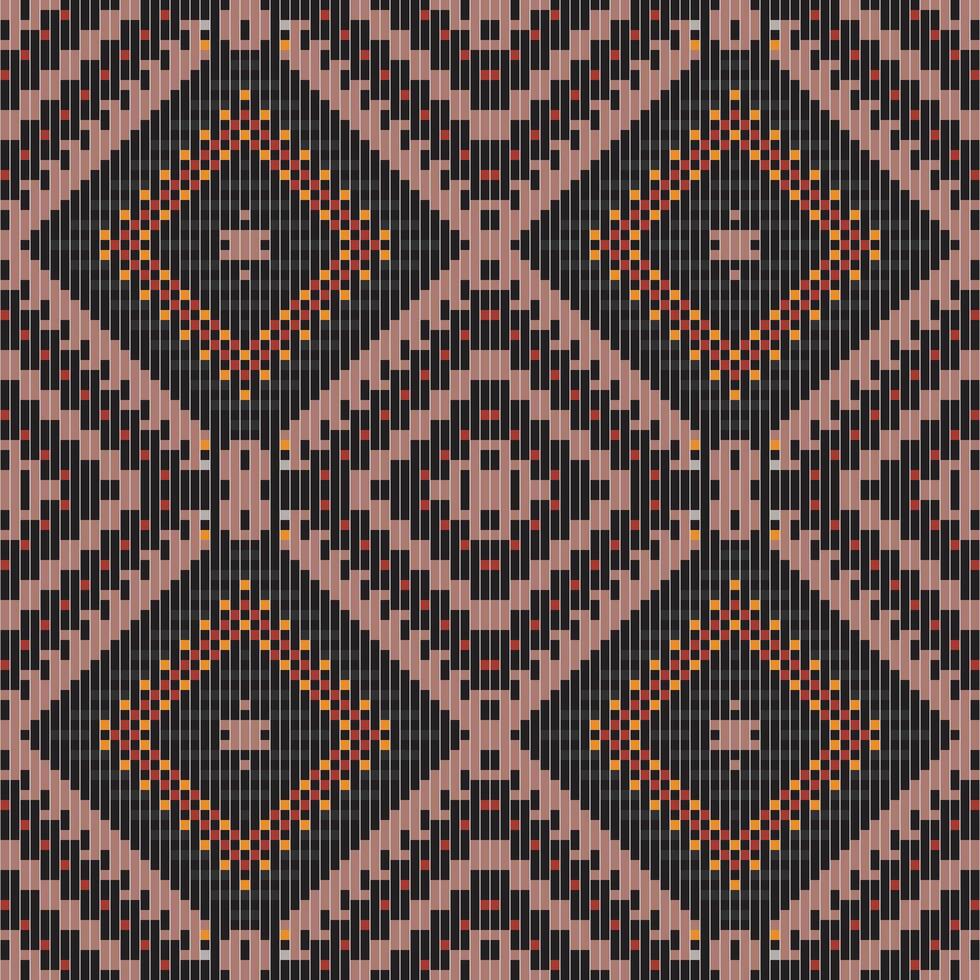 Geometry Islamic Pattern Backgroundfolk Embroidery, Aztec Geometric Ornament Print. Design for Carpet, Wallpaper, Clothing, Wrapping, Fabric vector