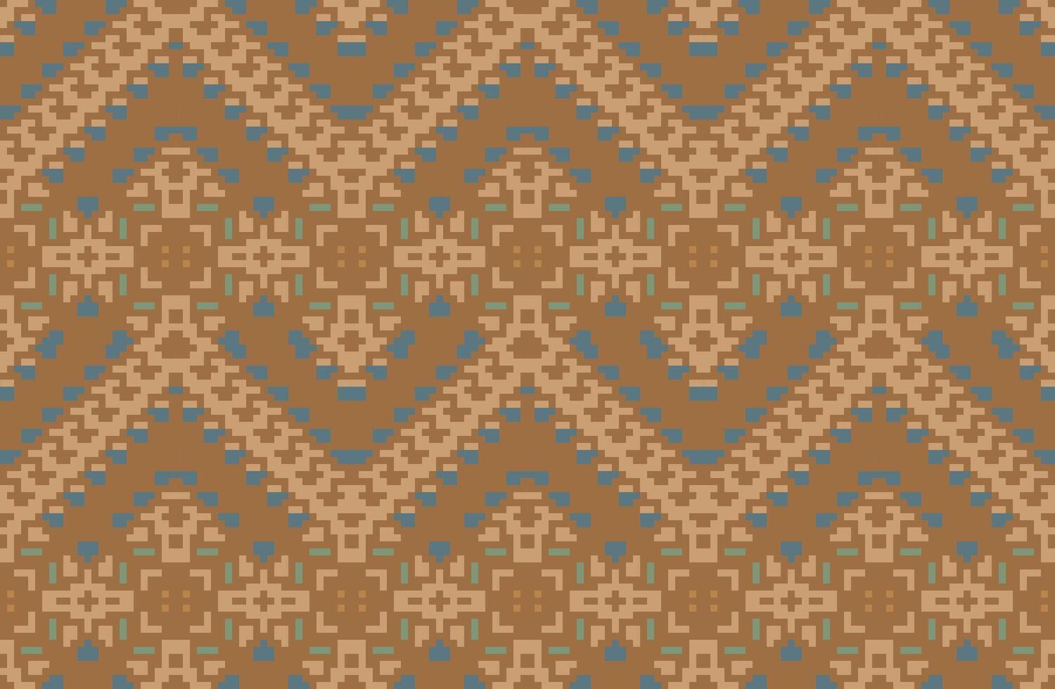 Saree Ethnic Motifs Patternfolk Embroidery, Aztec Geometric Ornament Print. Design for Carpet, Wallpaper, Clothing, Wrapping, Fabric vector