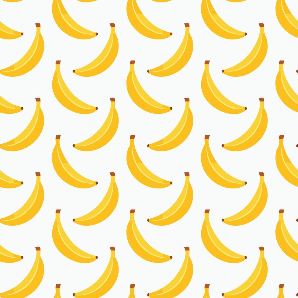 Banana seamless pattern design vector