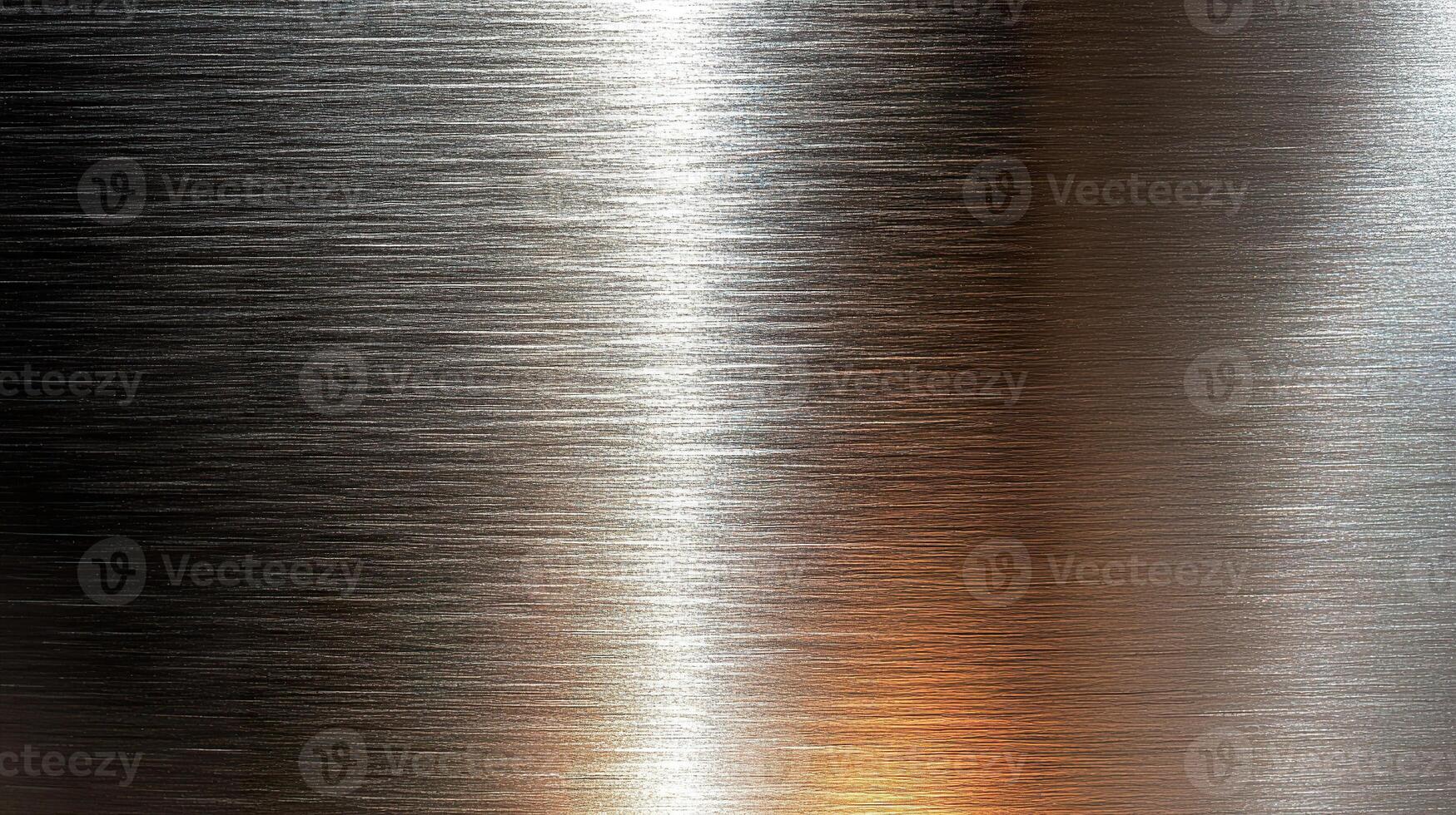A close up of a metal plate with a shiny surface photo