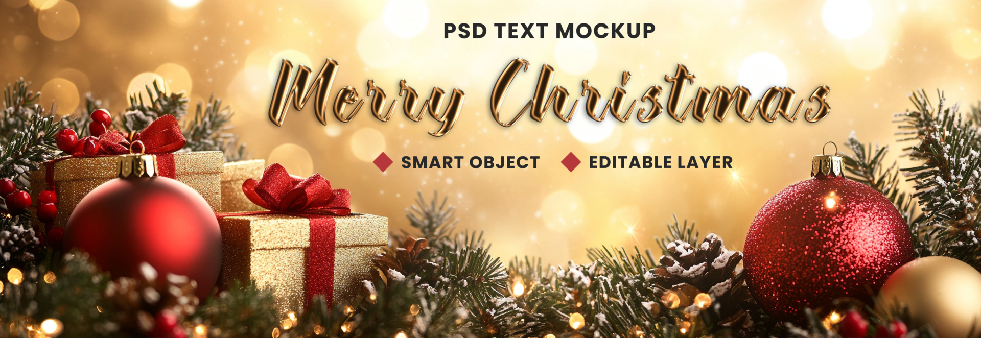 3d Christmas ornament with snowfall background for merry Christmas and Xmas year celebration. Background Christmas snowfall with psd