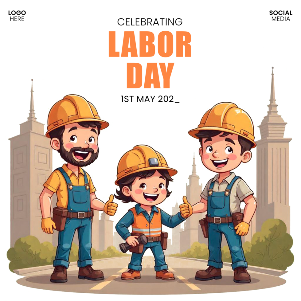 1st May Free Editable Labor Day Template Social Media Post Ready to Edit psd