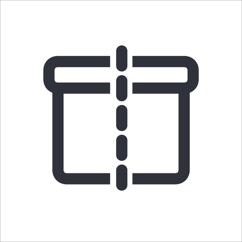 Box Size Icon vector