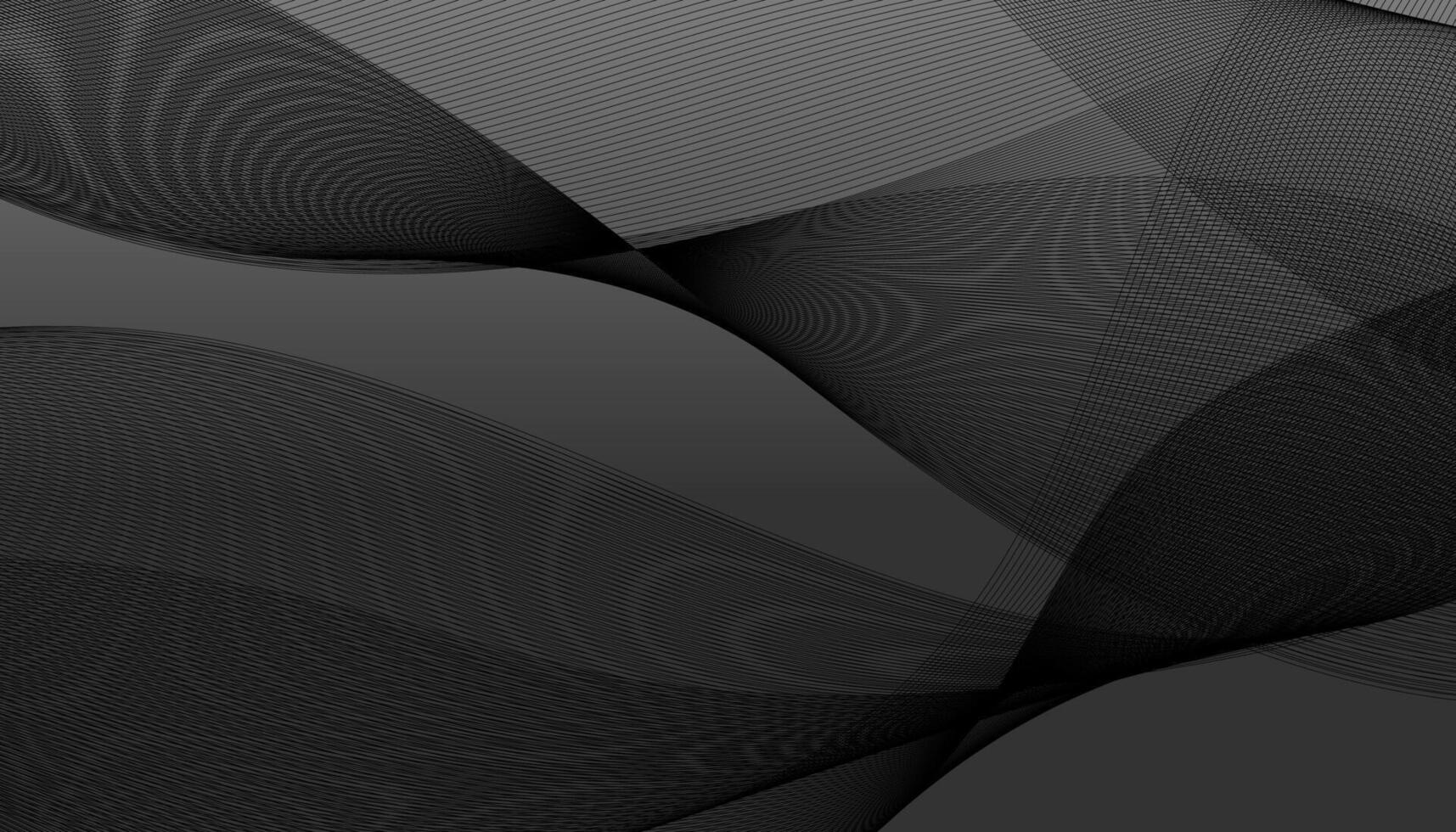 Wavy Lines Isolated on Abstract Background Design. vector