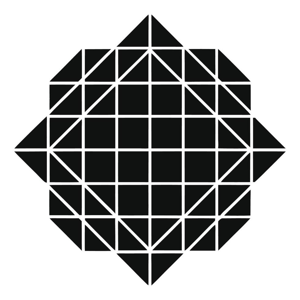 Minimalist Grid Pattern Background in Elegant Black and White Aesthetic vector