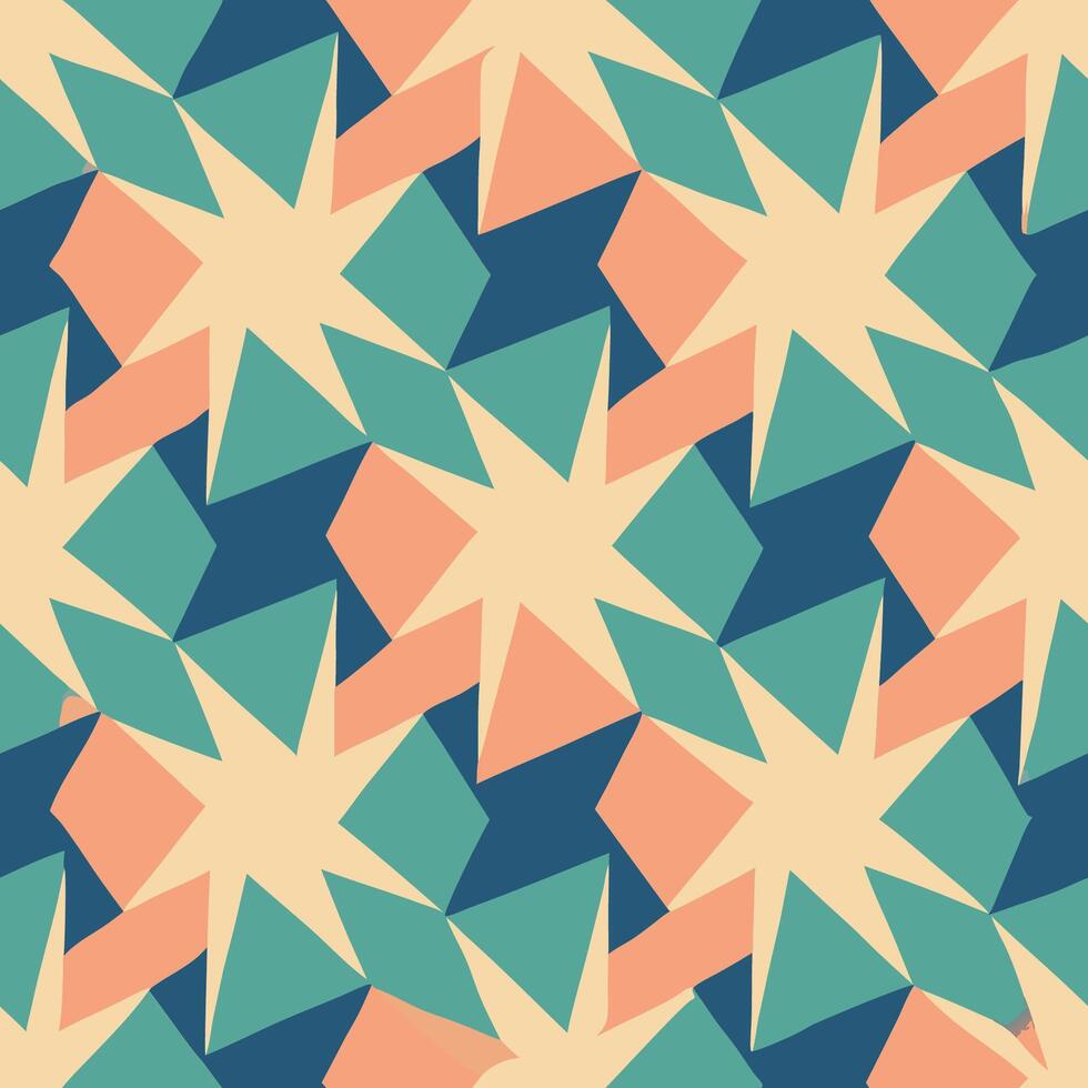 Abstract Minimalist Pattern Seamless Geometric Shapes for Fabric and Wallpapers vector