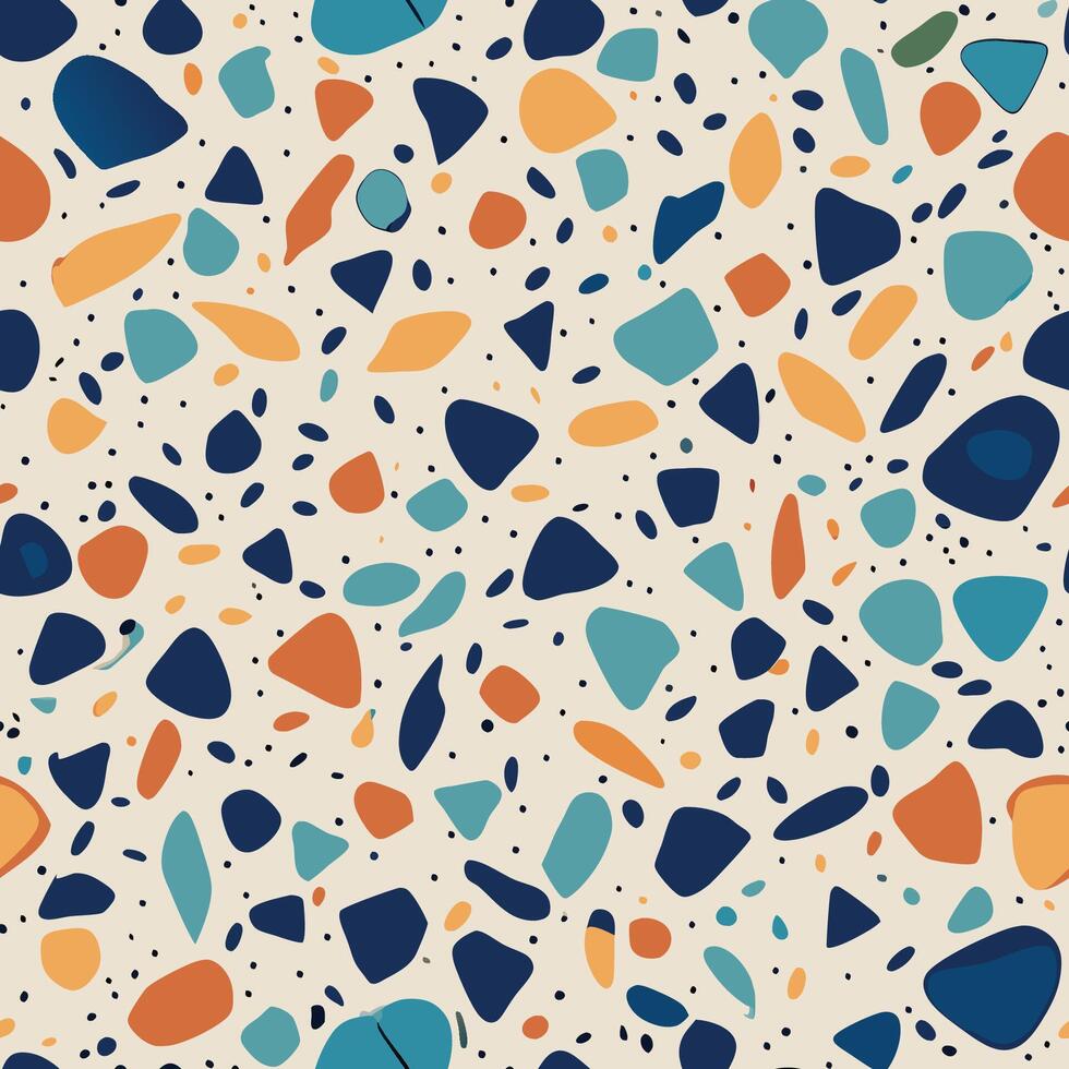Stunning Modern Terrazzo for Seamless Patterns and Designs vector