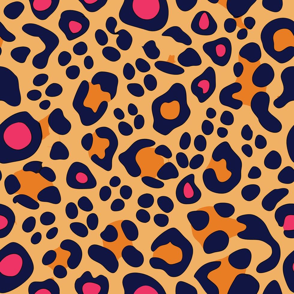 Abstract Leopard Print for Seamless Patterns vector