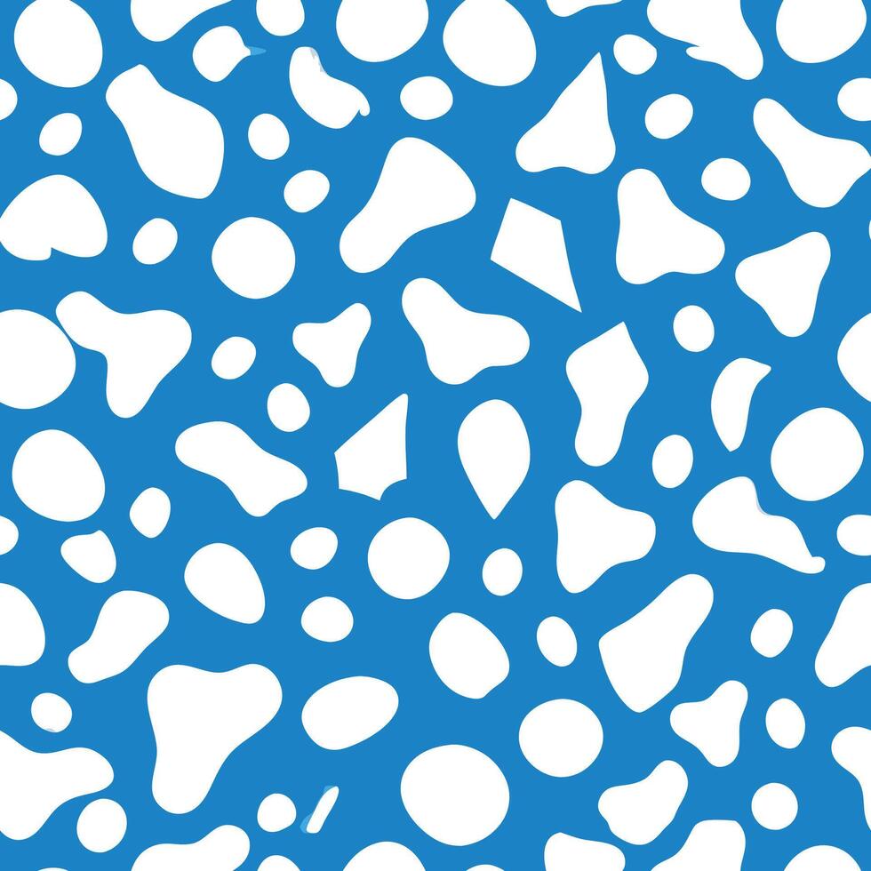 Seamless White Polka Dot Pattern for Design and Decor vector
