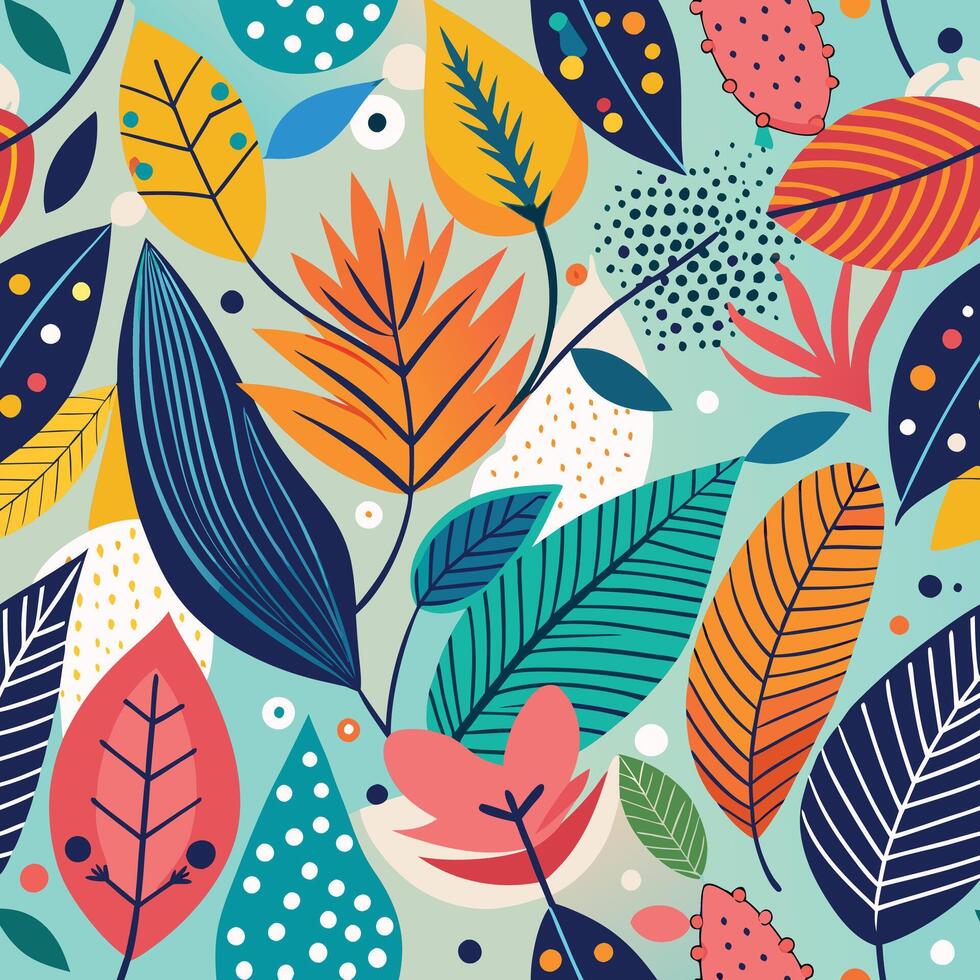 Abstract and Doodled Seamless Patterns for Creative Designs vector