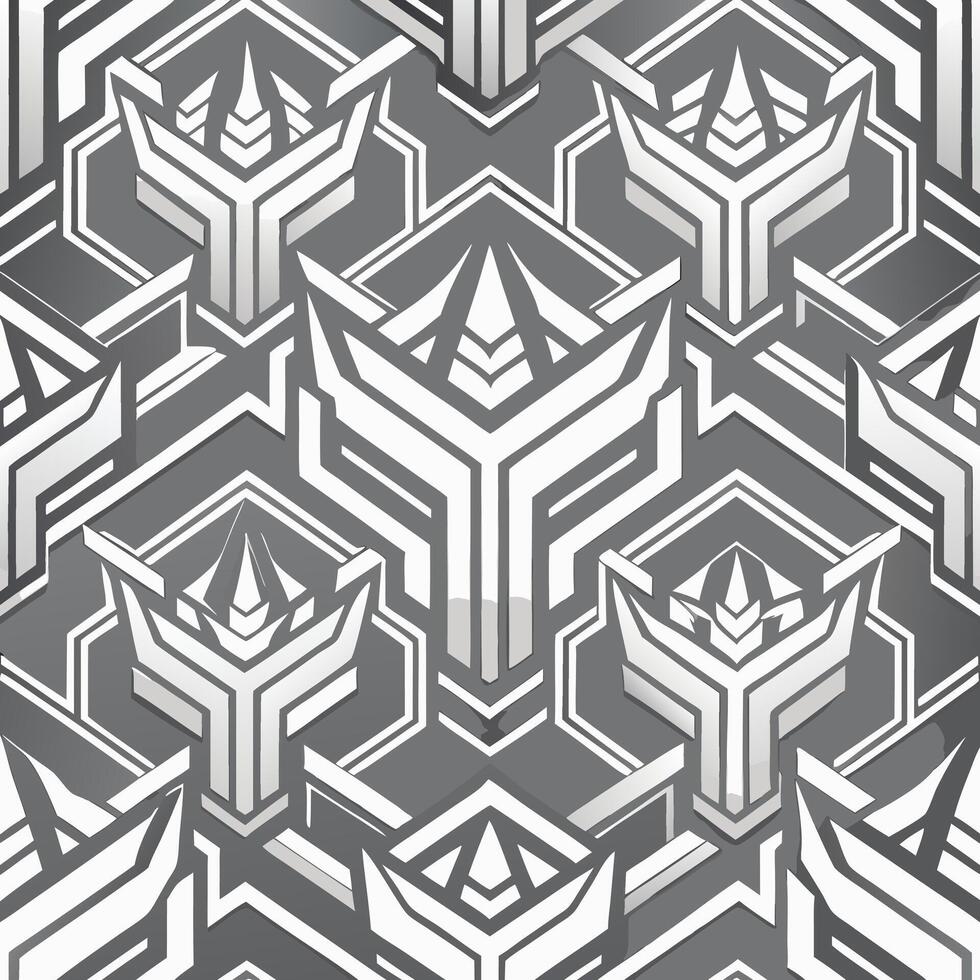Seamless Abstract Futuristic Silver Holographic Cloth Texture Background vector