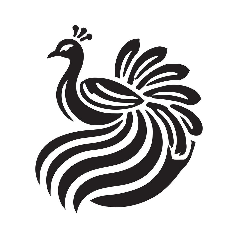 peafowl silhouette,green peafowl design, peafowl artwork,bird silhouette,green peafowl line art vector