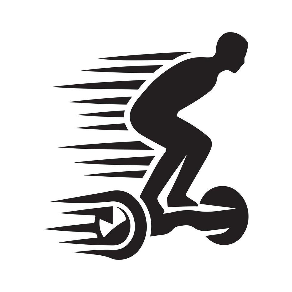 hoverboard graphic icon vector