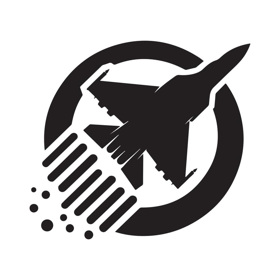 military jet design vector