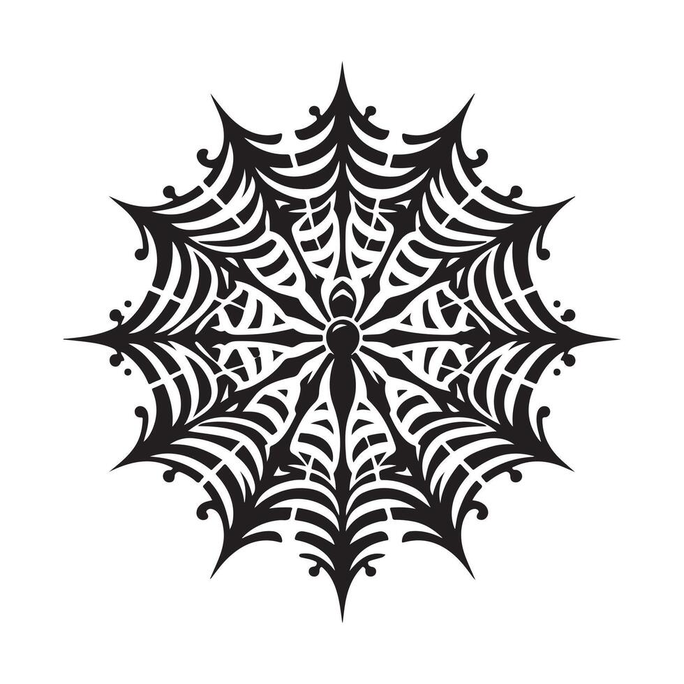 spider web graphic vector
