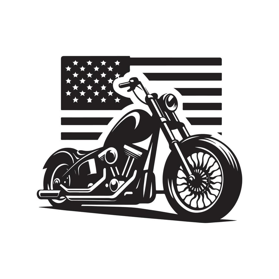 custom america graphic silhouette vector