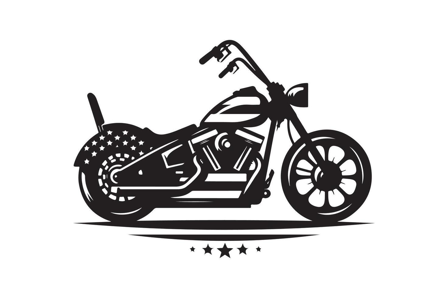 silhouette of american custom vector