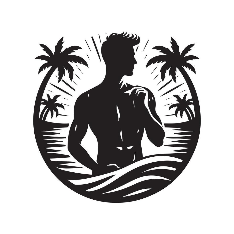 summer vibes design artwork vector