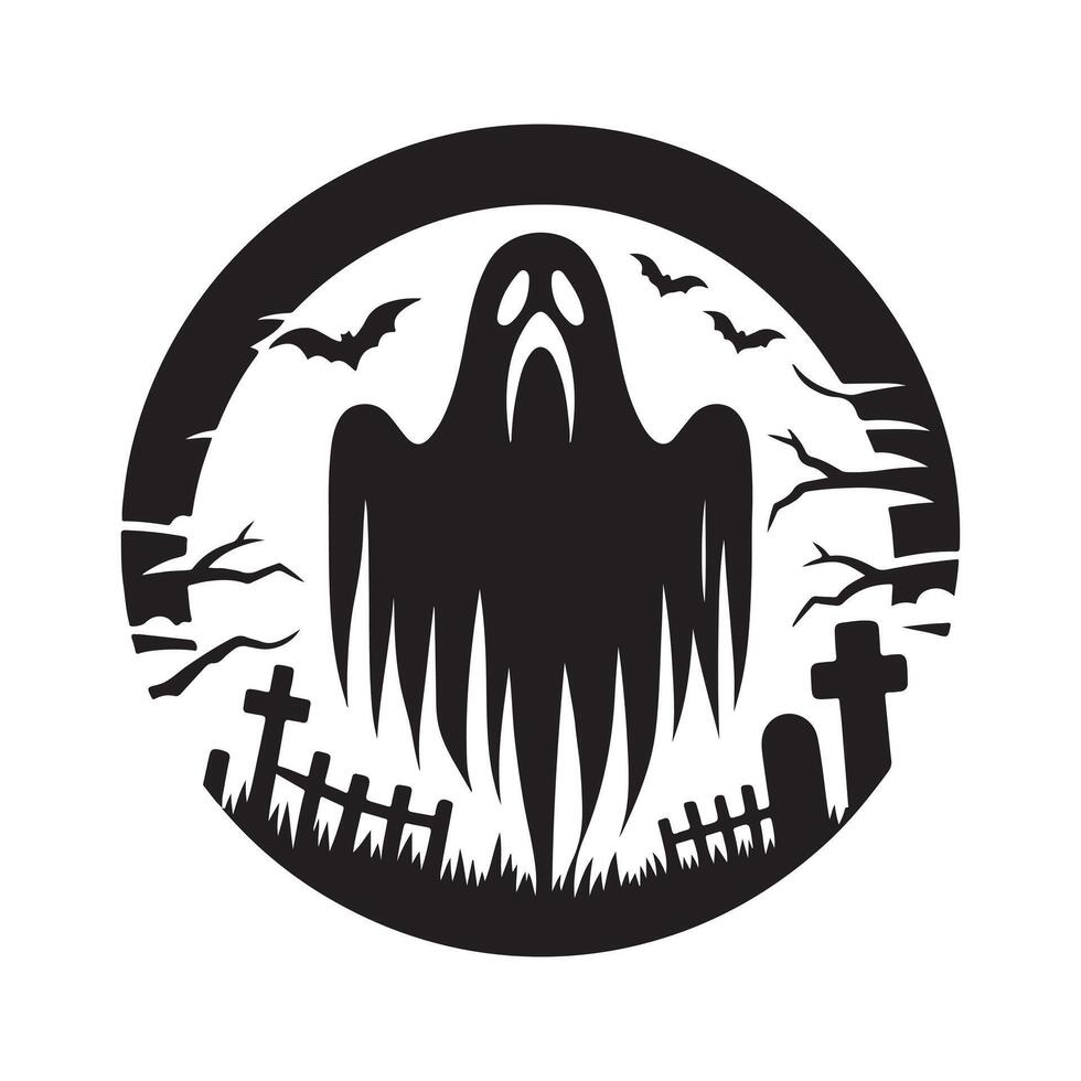 halloween silhouette art image vector