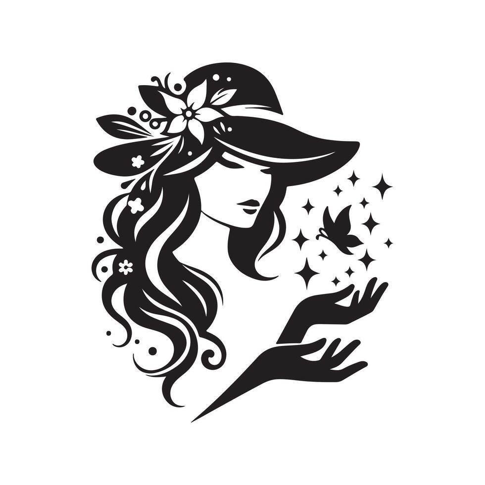 Health Icon Female Silhouette vector