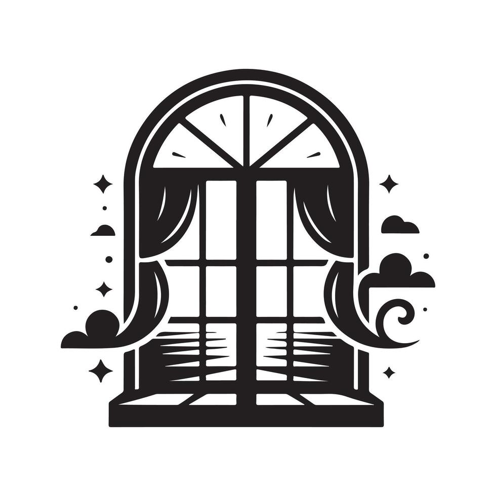 Minimal Windoor Design vector