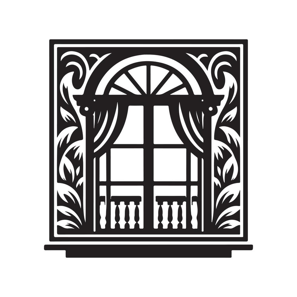 Windoor Icon Artwork vector
