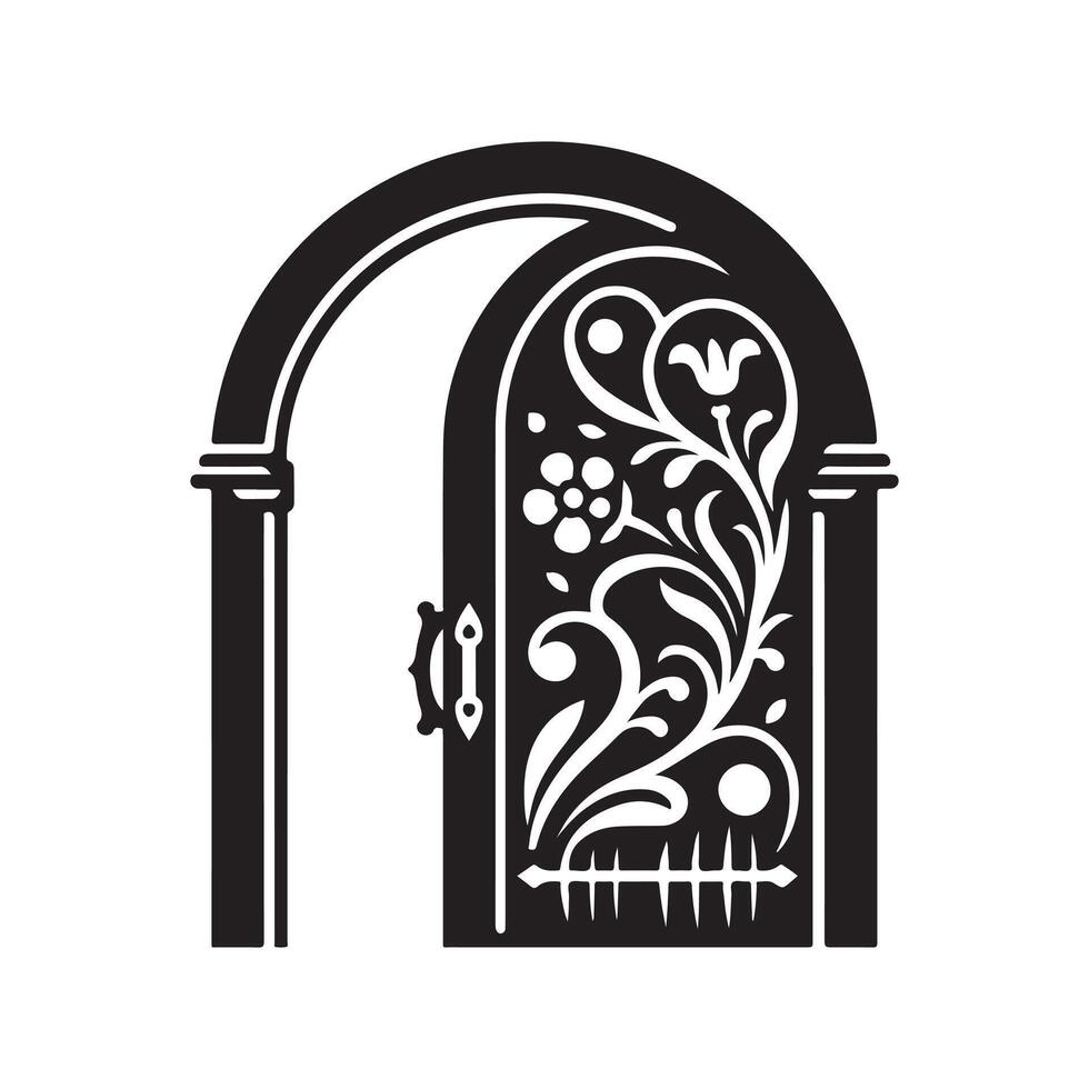 Door Icon Art vector