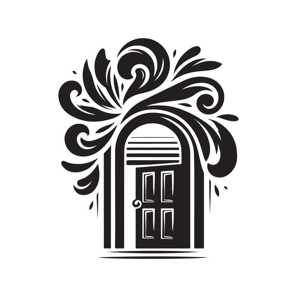 Door Frame Design vector