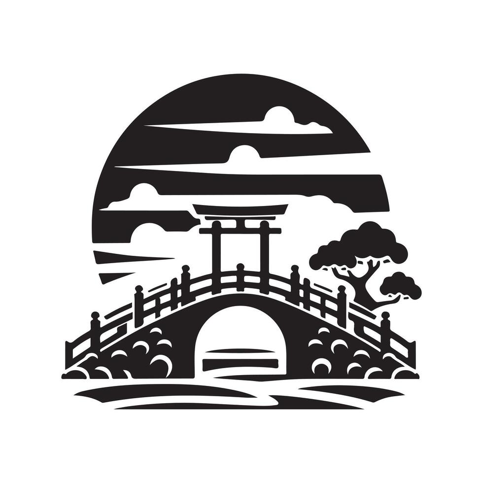 Cantilever Gate Art vector