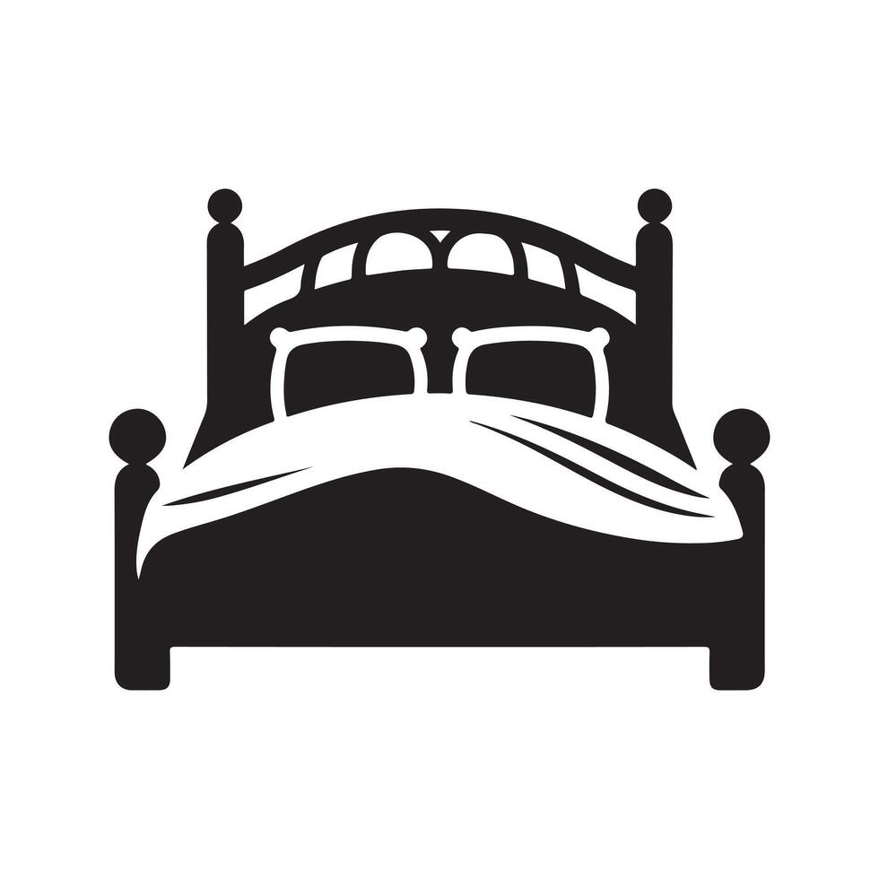 Bed Graphic Design vector