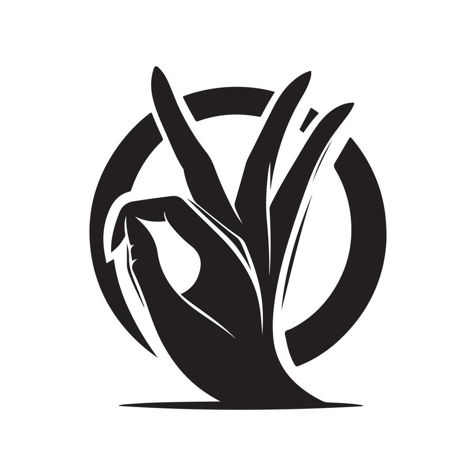 Victory Hand Icon vector