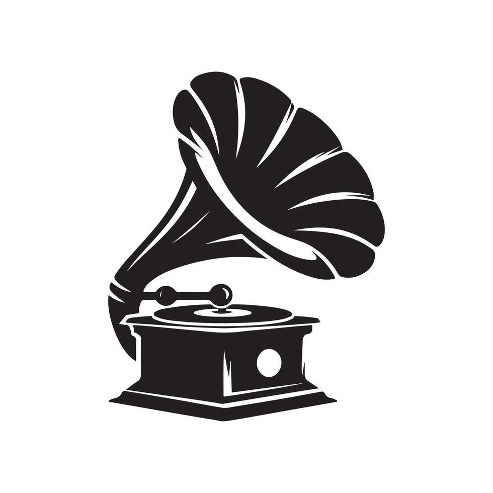 Gramofon Graphic Icon vector