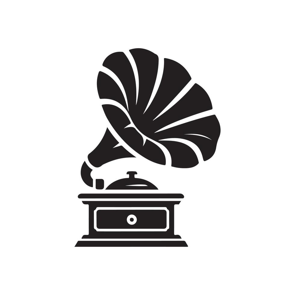 Gramofon Vinyl Record Design vector