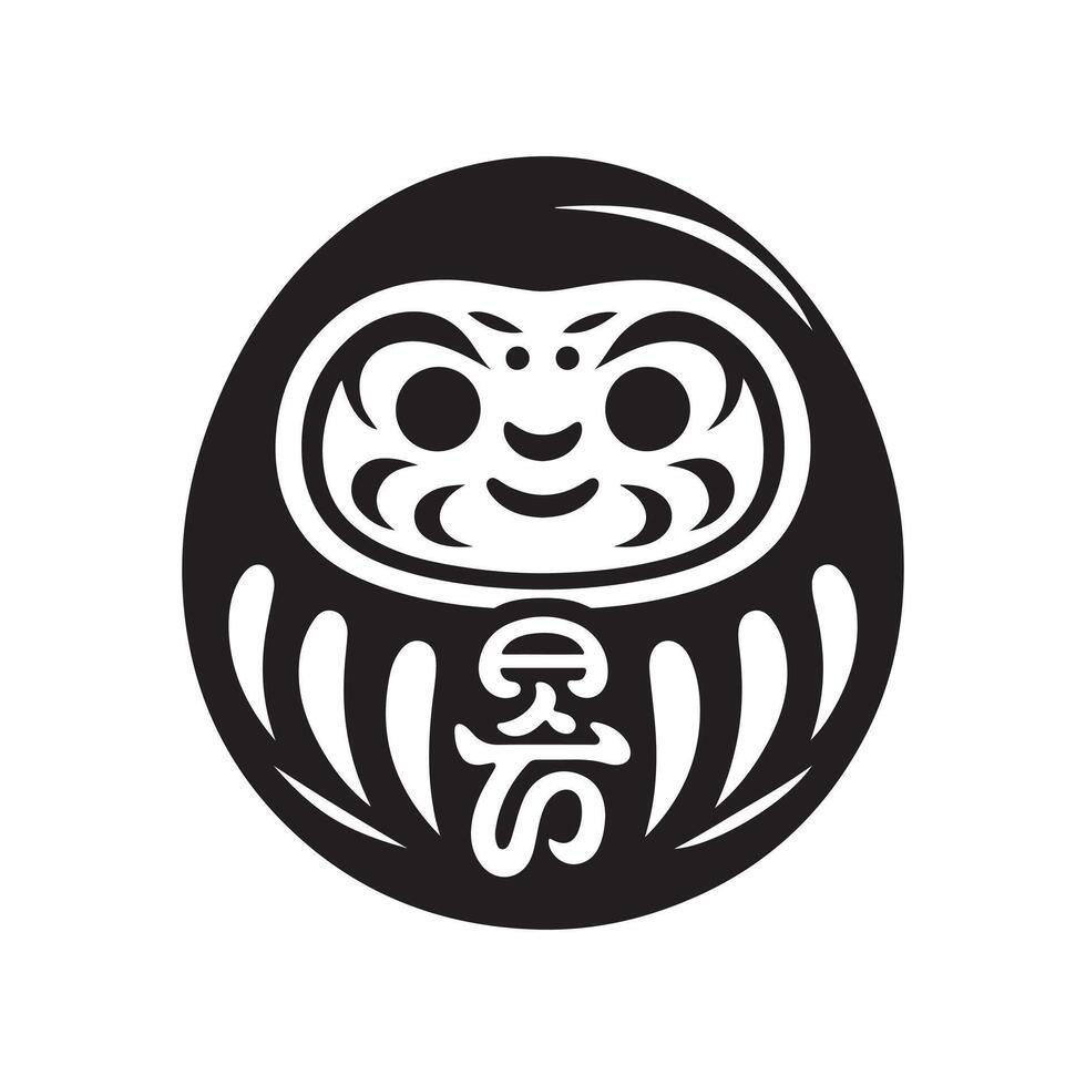 Art Daruma drawing vector