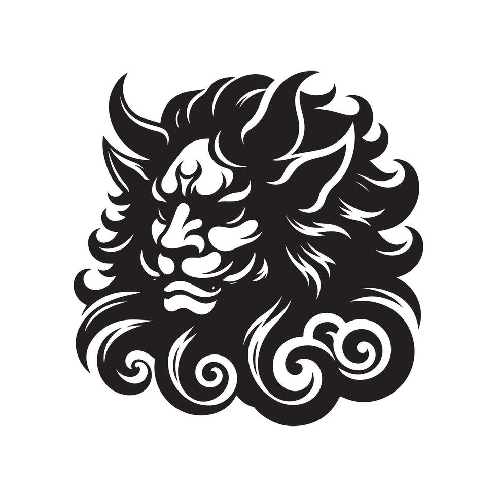 Tengu art design vector