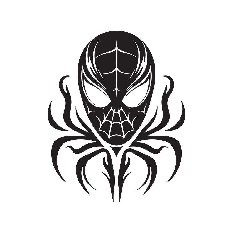 Spider Man mask custom design vector