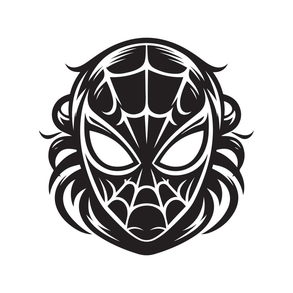 Art Spider Man silhouette vector