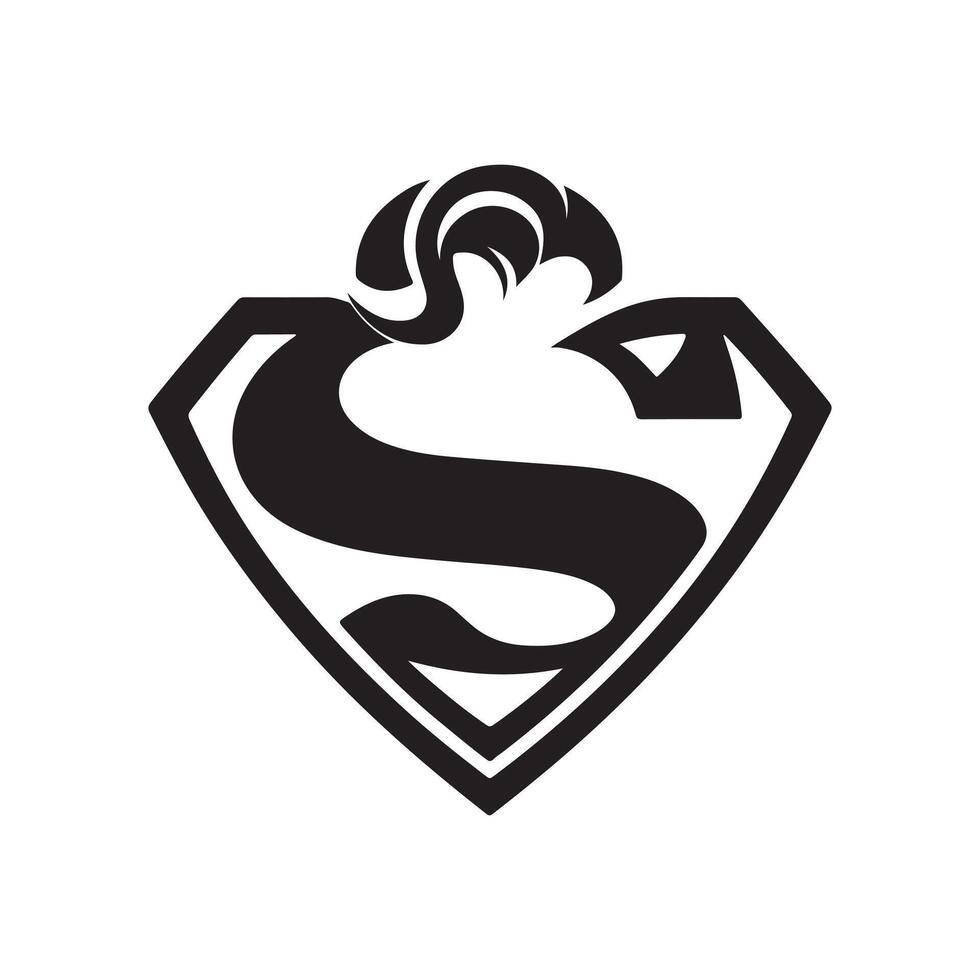 Superman mask art graphic vector