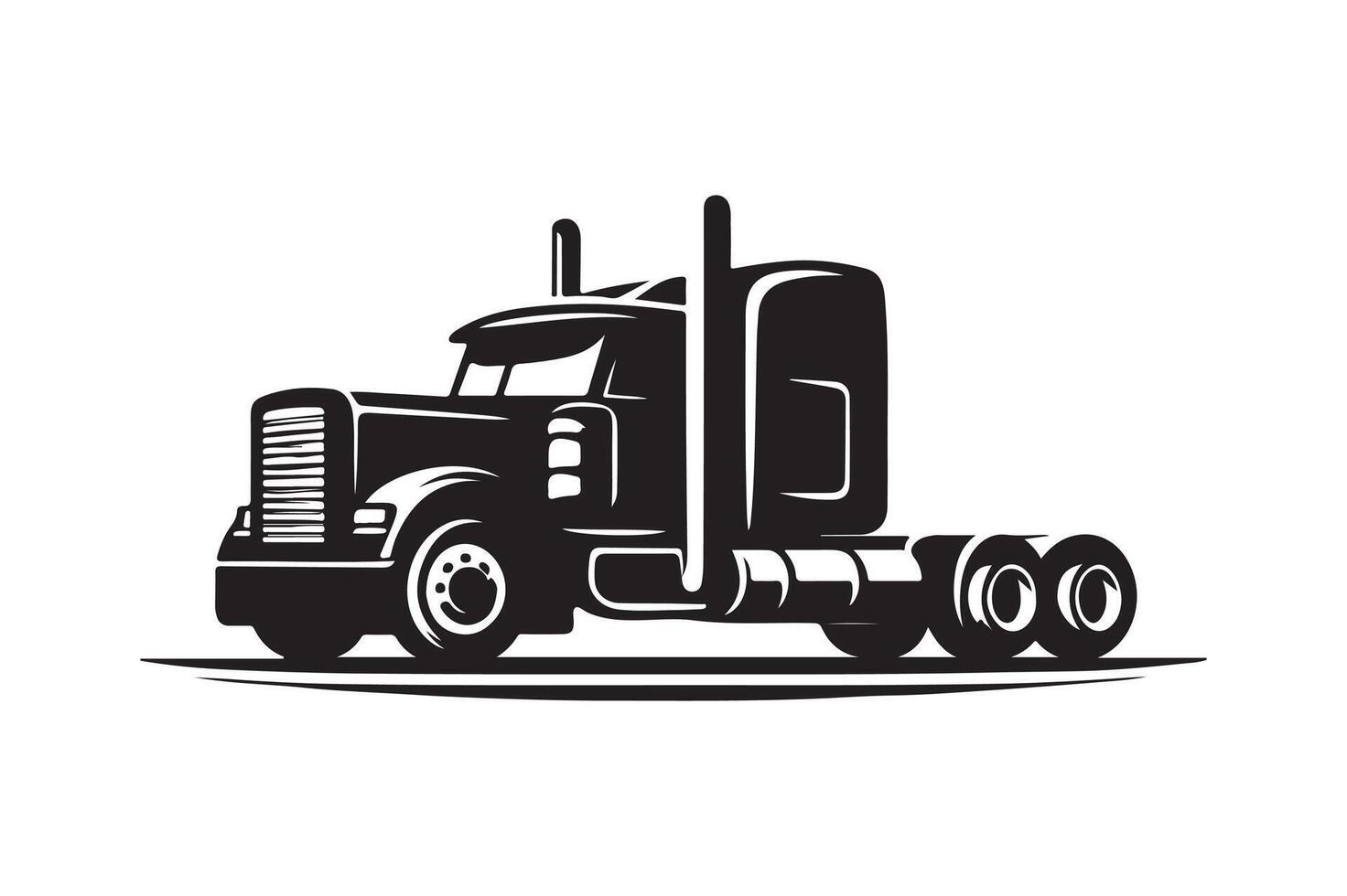 Trucker image design vector