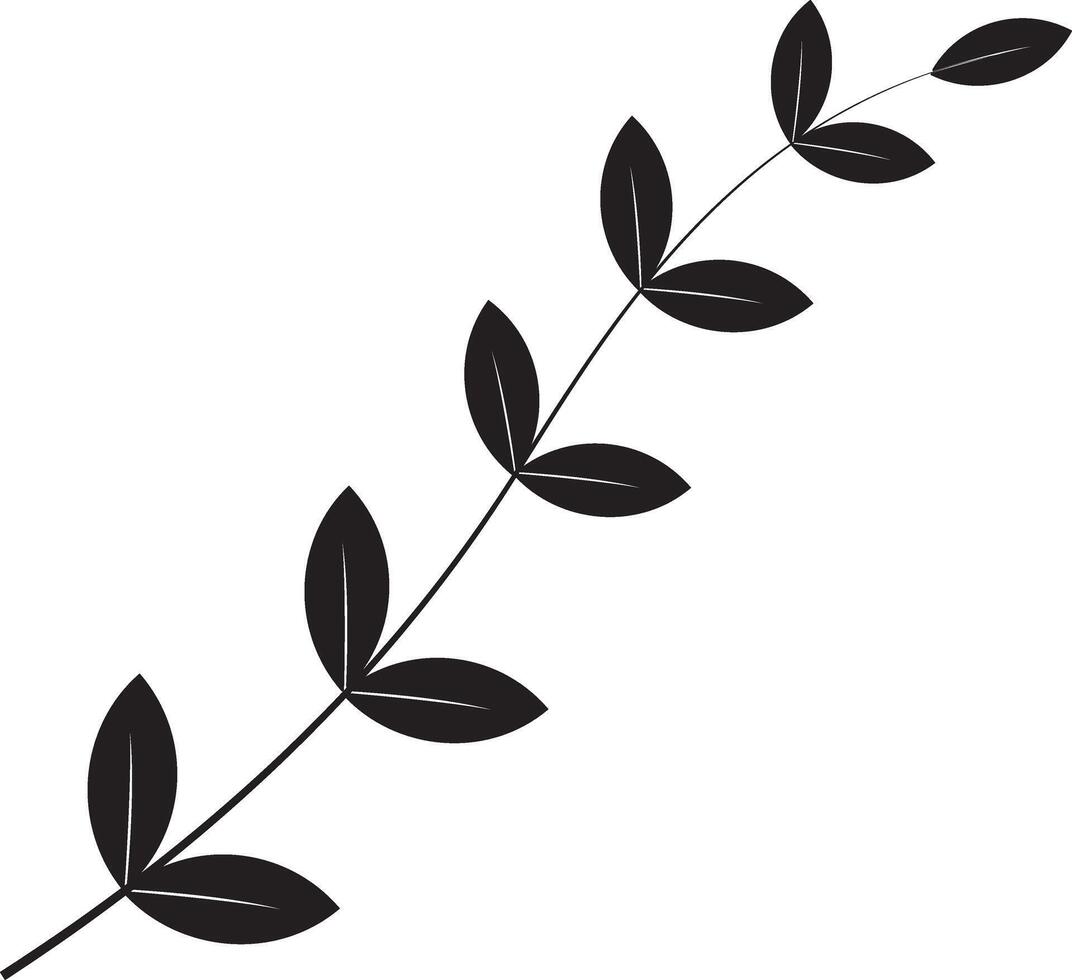 A beautiful leaf design vector